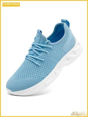 Womens Lightweight Breathable Mesh Walking Sneakers Slip On Athletic Shoes